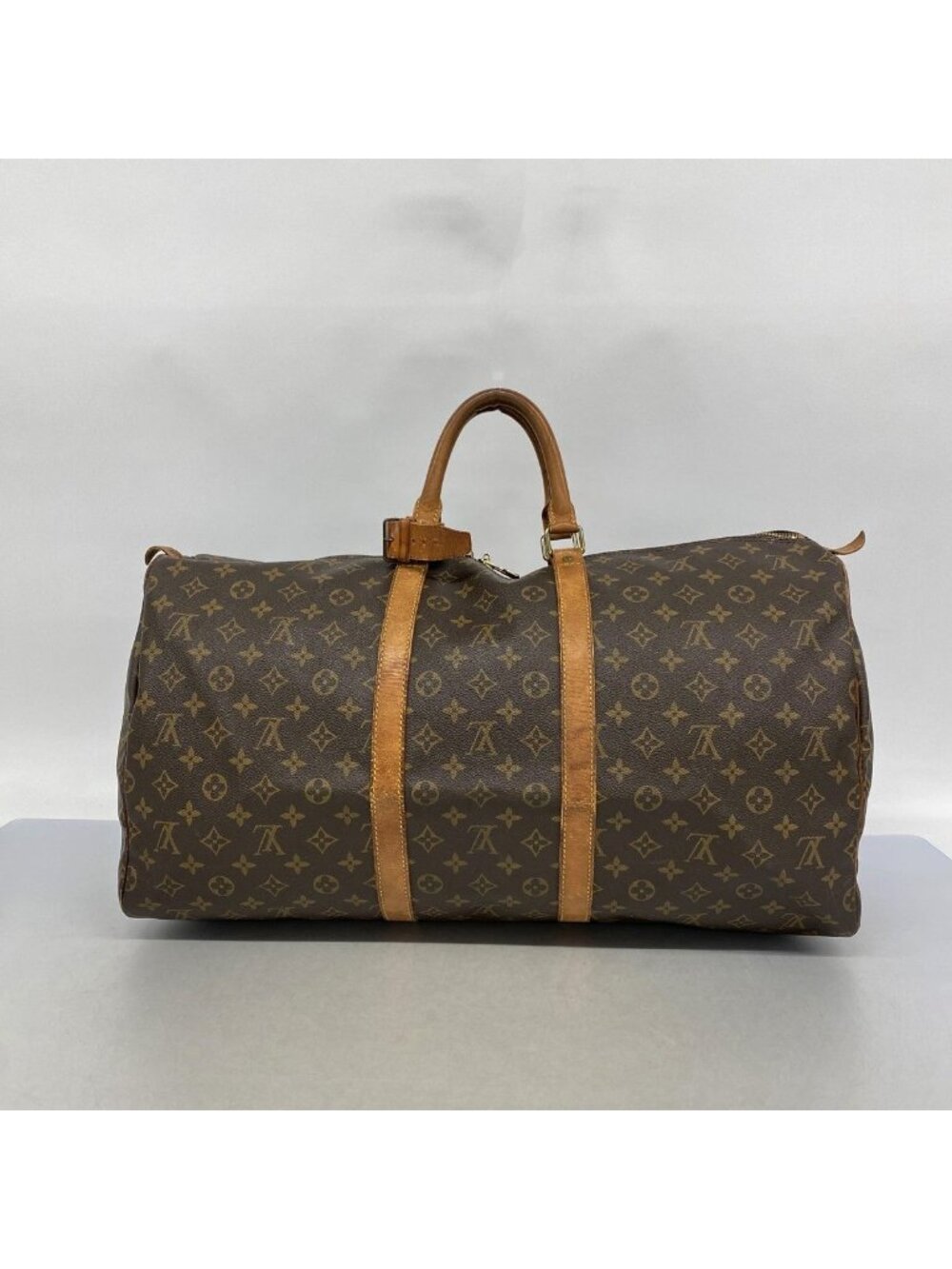 Louis Vuitton Boston Bag Monogram Keepall 55 Brown - Picture 10 of 10